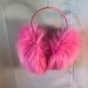 Target Fuzzy Pink Ear Warmers
